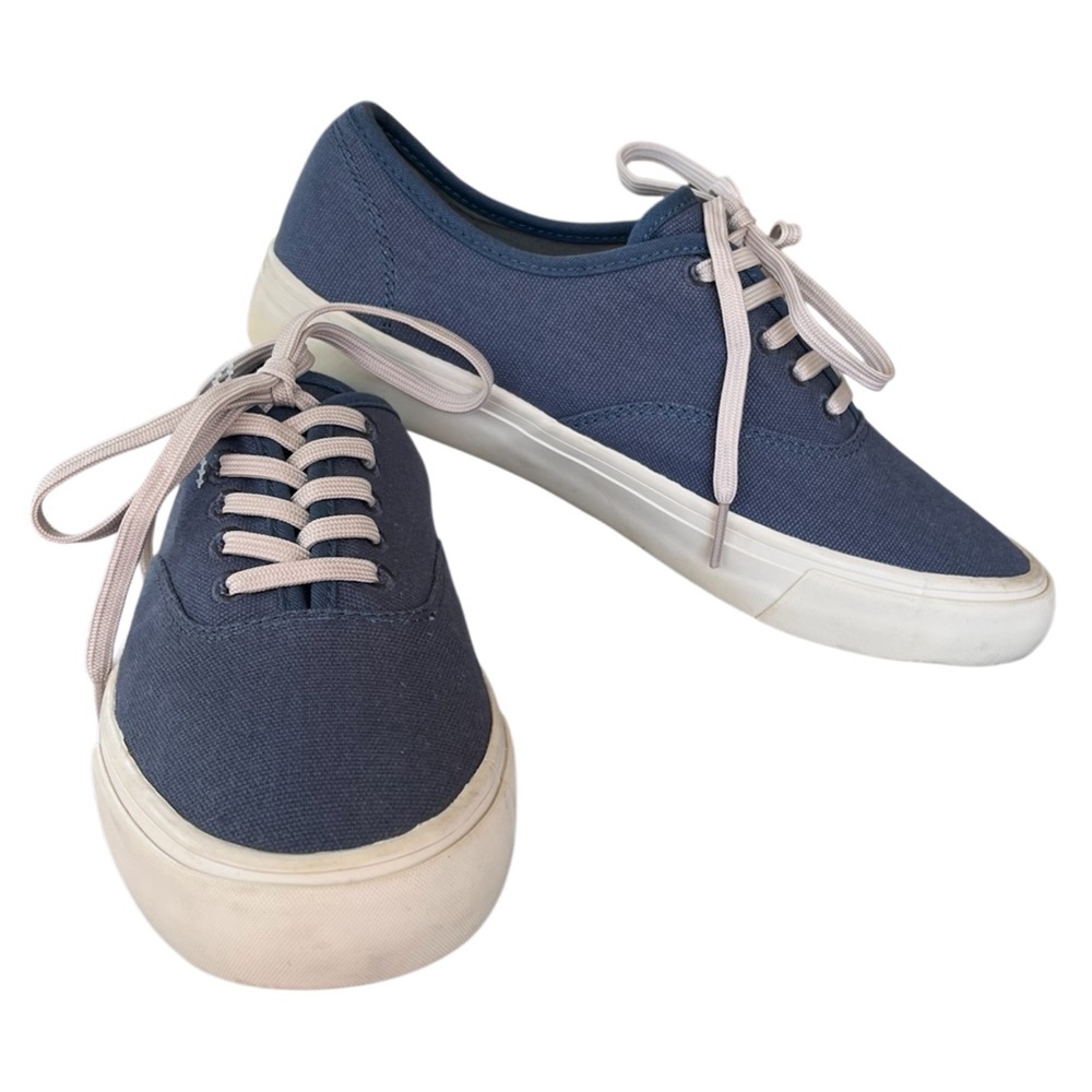 SeaVees Legend Sneaker SeaChange Low-Top Canvas Blue White Preppy Coastal Tennis